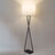 Simplicity Drum Shaped Floor Lighting Fabric Single Living Room Standing Floor Lamp with Hourglass Shaped Base White Clearhalo 'Floor Lamps' 'Lamps' Lighting' 2064751