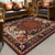 Resplendent Multicolor Floral Rug Synthetics Moroccan Carpet Washable Pet Friendly Anti-Slip Rug for Room Blue-Red Clearhalo 'Area Rug' 'Moroccan' 'Rugs' Rug' 2070116