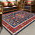 Resplendent Multicolor Floral Rug Synthetics Moroccan Carpet Washable Pet Friendly Anti-Slip Rug for Room Blue Clearhalo 'Area Rug' 'Moroccan' 'Rugs' Rug' 2070123