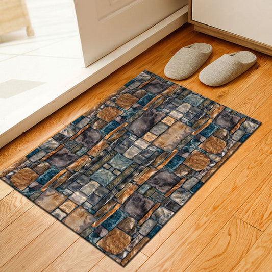 Unusual Geometric Patterned Rug Multi Color Moroccan Style Rug Polyester Anti-Slip Backing Machine Washable Stain Resistant Carpet for Home Dark Gray-Black Clearhalo 'Area Rug' 'Moroccan' 'Rugs' Rug' 2070188