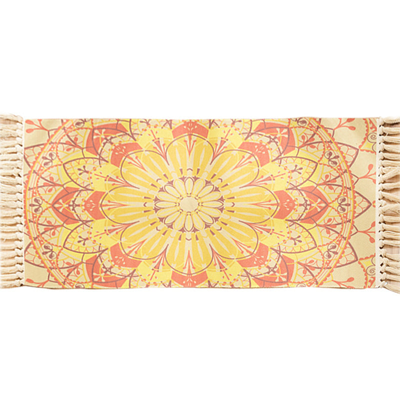 Vivid Plant Knit Rug Multi Colored Modern Rug Synthetics Pet Friendly Carpet for Guest Room Clearhalo 'Area Rug' 'Bohemian' 'Rugs' Rug' 2070201