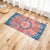 Vivid Plant Knit Rug Multi Colored Modern Rug Synthetics Pet Friendly Carpet for Guest Room Red-Blue 2' x 3'7" Clearhalo 'Area Rug' 'Bohemian' 'Rugs' Rug' 2070209
