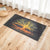 Vivid Plant Knit Rug Multi Colored Modern Rug Synthetics Pet Friendly Carpet for Guest Room Black-Yellow 2' x 3'7" Clearhalo 'Area Rug' 'Bohemian' 'Rugs' Rug' 2070224