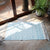 Boho Geometric Indoor Rug Multi Color Cotton Rug Machine Washable Area Carpet for Living Room Light Blue Clearhalo 'Area Rug' 'Bohemian' 'Rugs' Rug' 2070261