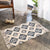Boho Seamless Geometric Pattern Rug Multicolored Cotton Carpet Pet Friendly Machine Washable Rug for Living Room Dark Gray 2' x 2'11" Clearhalo 'Area Rug' 'Bohemian' 'Rugs' Rug' 2070304