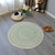 Boho-Chic Bedroom Rug Multicolor Mandala Rug Cotton Washable Area Carpet Green 3' x 3' Clearhalo 'Area Rug' 'Bohemian' 'Rugs' Rug' 2070322