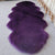 Multi-Colored Bedroom Foot Rug Casual Plain Rug Faux Fur Machine Washable Stain Resistant Non-Slip Backing Area Rug Purple Clearhalo 'Area Rug' 'Casual' 'Rugs' Rug' 2070402