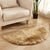 Semicircle Plain Rug Multi-Color Simplicity Carpet Fluffy Washable Stain Resistant Rug for Living Room Khaki Clearhalo 'Area Rug' 'Casual' 'Rugs' Rug' 2070539