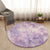 Chic Multicolor Nordic Style Rug Shag Tie Dye Rug Machine Washable Anti-Slip Backing Stain Resistant Carpet for Home Decoration Purple Clearhalo 'Area Rug' 'Casual' 'Rugs' Rug' 2070582