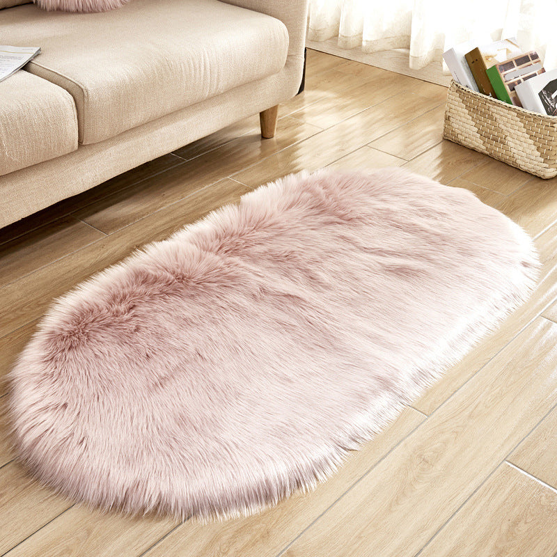 Stylish Plain Rug Multi Color Natural Carpet Fluffy Stain Resistant Pet Friendly Anti-Slip Backing Rug for Living Room Light Pink Clearhalo 'Area Rug' 'Casual' 'Rugs' Rug' 2070590