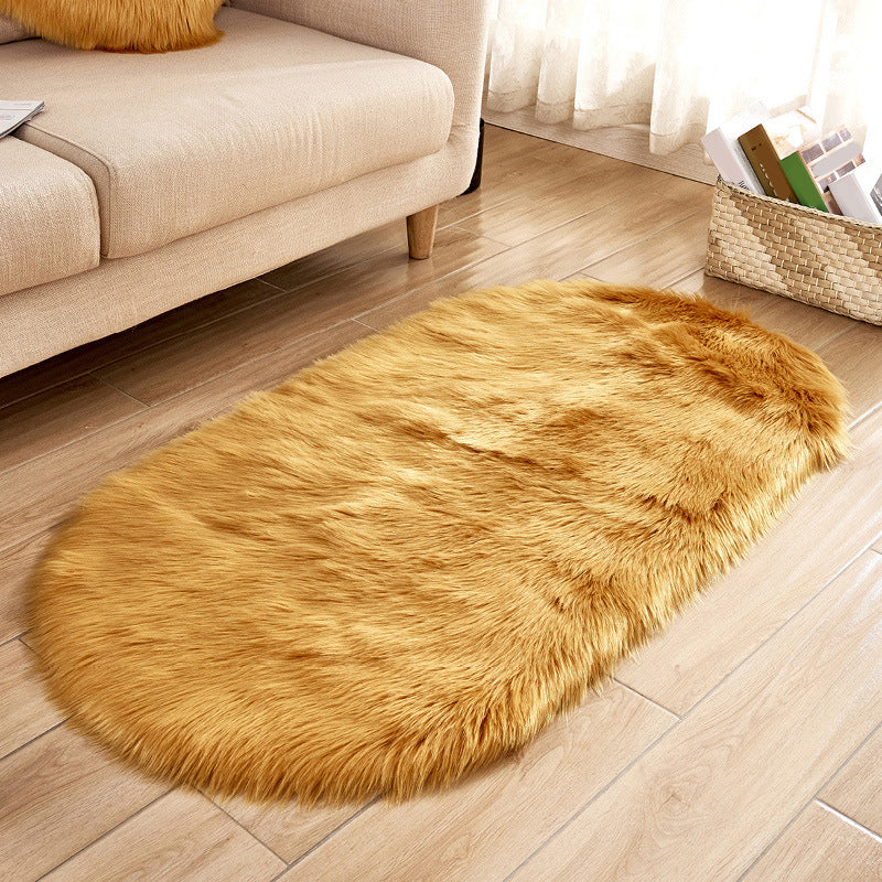Stylish Plain Rug Multi Color Natural Carpet Fluffy Stain Resistant Pet Friendly Anti-Slip Backing Rug for Living Room Camel Clearhalo 'Area Rug' 'Casual' 'Rugs' Rug' 2070601