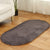 Rug Faux Fur Minimalist Carpet Non-Slip Pet Friendly Stain Resistant Rug for Sitting Room Dark Gray Clearhalo 'Area Rug' 'Casual' 'Rugs' Rug' 2070632