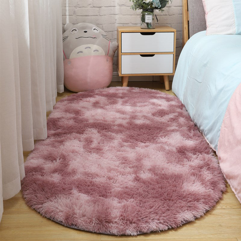 Causal Tie Dye Rug Multicolored Fluffy Area Rug Stain Resistant Pet Friendly Carpet for Bedroom Purple-Pink Clearhalo 'Area Rug' 'Casual' 'Rugs' Rug' 2070640