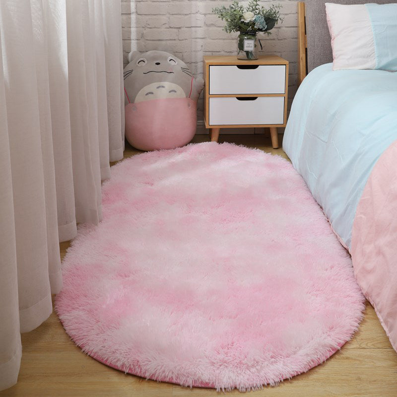 Relaxing Bedroom Foot Rug Multi Color Plain Carpet Shag Washable Pet Friendly Indoor Rug Clearhalo 'Area Rug' 'Casual' 'Rugs' Rug' 2070649