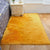 Decorative Calming Indoor Rug Multi Colored Plain Rug Stain Resistant Anti-Slip Machine Washable Carpet for Bedroom Orange-Yellow Clearhalo 'Area Rug' 'Casual' 'Rugs' Rug' 2070742