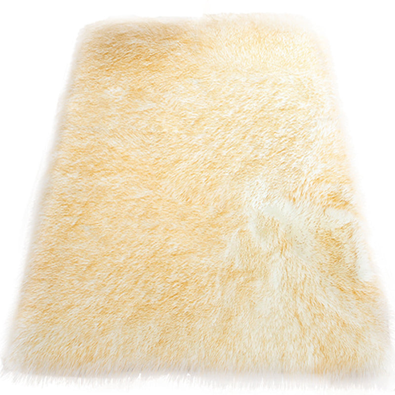 Shag Plain Rug Multi Color Simple Area Carpet Polypropylene Washable Anti-Slip Stain Resistant Rug for Room Clearhalo 'Area Rug' 'Casual' 'Rugs' Rug' 2070753