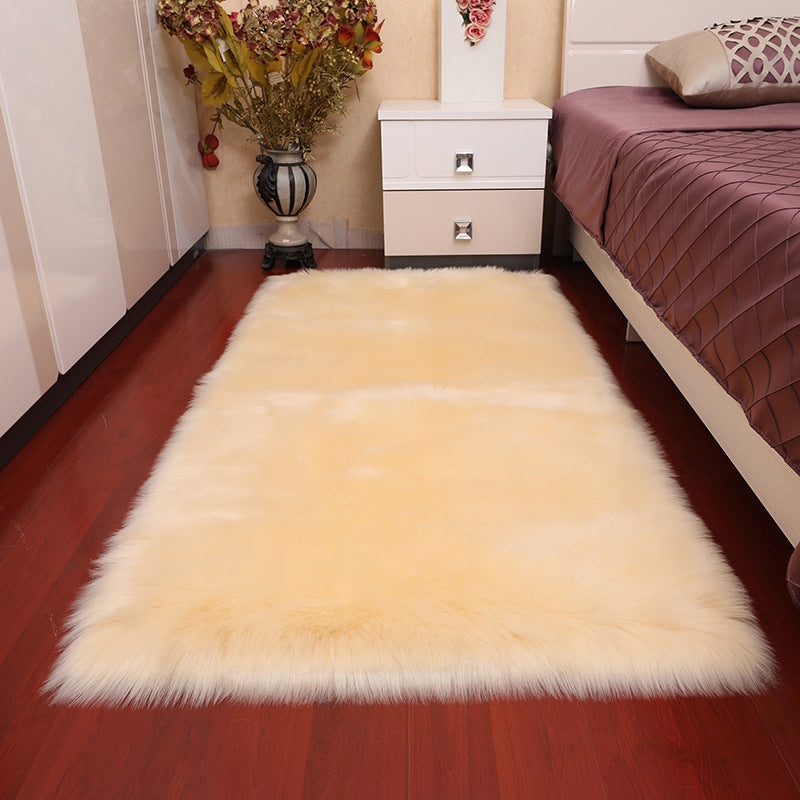 Fashionable Minimalist Rug Multi Colored Plain Rug Stain Resistant Pet Friendly Carpet for Bedroom Beige Clearhalo 'Area Rug' 'Casual' 'Rugs' Rug' 2070798