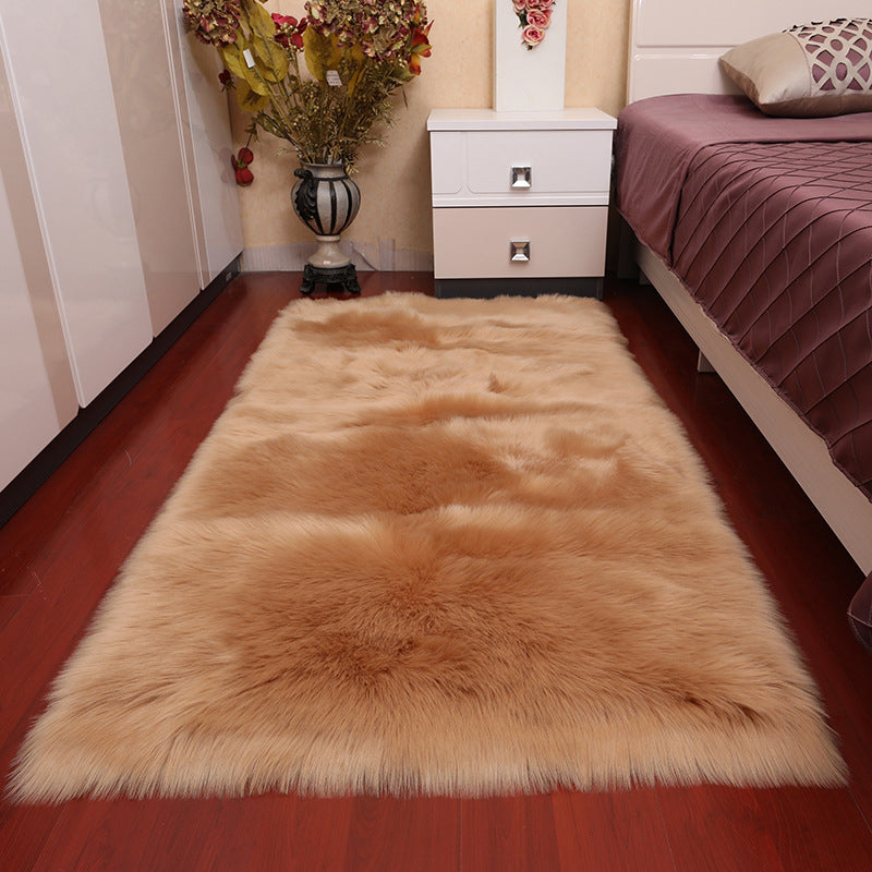 Fashionable Minimalist Rug Multi Colored Plain Rug Stain Resistant Pet Friendly Carpet for Bedroom Khaki Clearhalo 'Area Rug' 'Casual' 'Rugs' Rug' 2070811