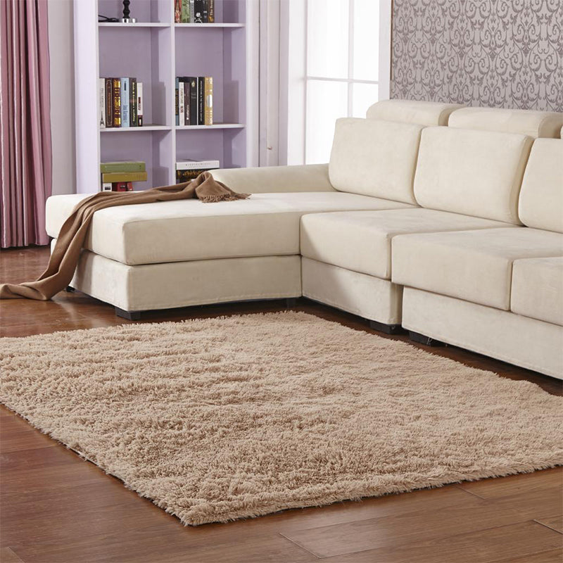 Multi-Color Living Room Rug Casual Plain Rug Faux Wool Machine Wash Stain Resistant Area Rug Clearhalo 'Area Rug' 'Casual' 'Rugs' Rug' 2070855