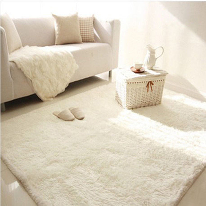 Soft Solid Rug Multi-Colored Minimalist Rug Fluffy Washable Pet Friendly Anti-Slip Backing Carpet for Home Clearhalo 'Area Rug' 'Casual' 'Rugs' Rug' 2070870