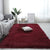 Soft Solid Rug Multi-Colored Minimalist Rug Fluffy Washable Pet Friendly Anti-Slip Backing Carpet for Home Burgundy Clearhalo 'Area Rug' 'Casual' 'Rugs' Rug' 2070881