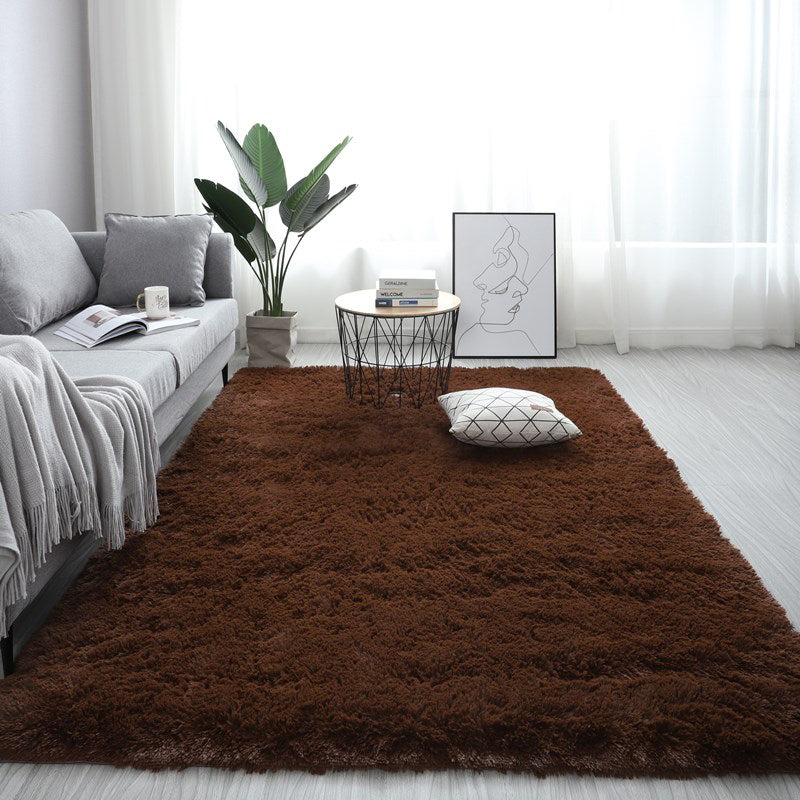 Soft Solid Rug Multi-Colored Minimalist Rug Fluffy Washable Pet Friendly Anti-Slip Backing Carpet for Home Coffee Clearhalo 'Area Rug' 'Casual' 'Rugs' Rug' 2070883