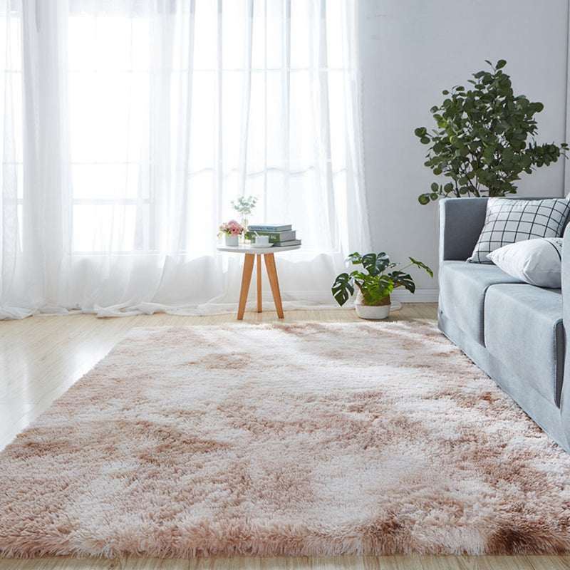 Pretty Casual Rug Multicolor Plain Area Carpet Non-Slip Backing Stain Resistant Washable Rug for Living Room Light Camel Clearhalo 'Area Rug' 'Casual' 'Rugs' Rug' 2070895