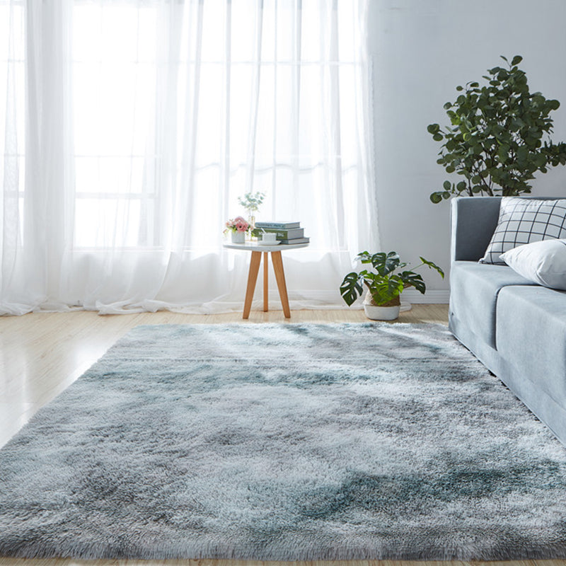 Pretty Casual Rug Multicolor Plain Area Carpet Non-Slip Backing Stain Resistant Washable Rug for Living Room Grey Clearhalo 'Area Rug' 'Casual' 'Rugs' Rug' 2070898
