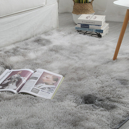 Unusual Multi-Color Comfort Rug Fluffy Tie Dye Carpet Pet-Friendly Stain Resistant Rug for Home Grey Clearhalo 'Area Rug' 'Casual' 'Rugs' Rug' 2070914