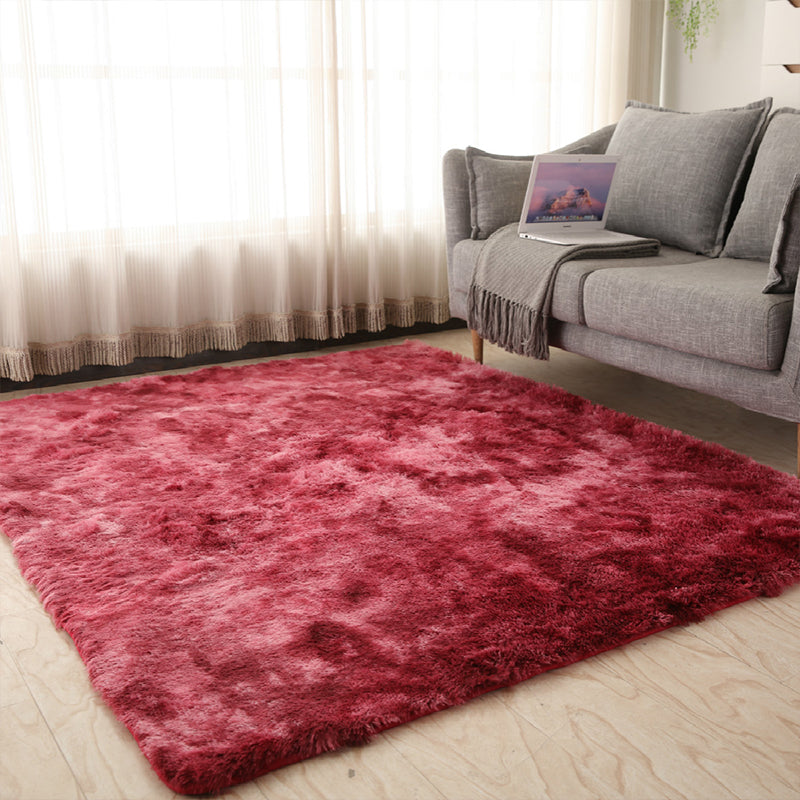 Unusual Multi-Color Comfort Rug Fluffy Tie Dye Carpet Pet-Friendly Stain Resistant Rug for Home Red Clearhalo 'Area Rug' 'Casual' 'Rugs' Rug' 2070915