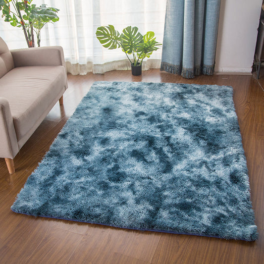 Multi Color Plain Rug Fluffy Scandinavian Carpet Pet Friendly Washable Rug for Great Room Blue Clearhalo 'Area Rug' 'Casual' 'Rugs' Rug' 2070926