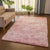 Multi Color Plain Rug Fluffy Scandinavian Carpet Pet Friendly Washable Rug for Great Room Pink Clearhalo 'Area Rug' 'Casual' 'Rugs' Rug' 2070928