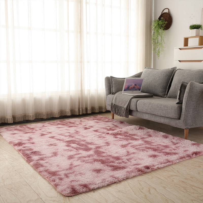 Multi Color Plain Rug Fluffy Scandinavian Carpet Pet Friendly Washable Rug for Great Room Gray-Pink Clearhalo 'Area Rug' 'Casual' 'Rugs' Rug' 2070929