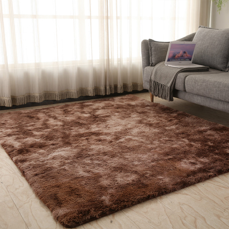 Multi Color Plain Rug Fluffy Scandinavian Carpet Pet Friendly Washable Rug for Great Room Coffee Clearhalo 'Area Rug' 'Casual' 'Rugs' Rug' 2070930