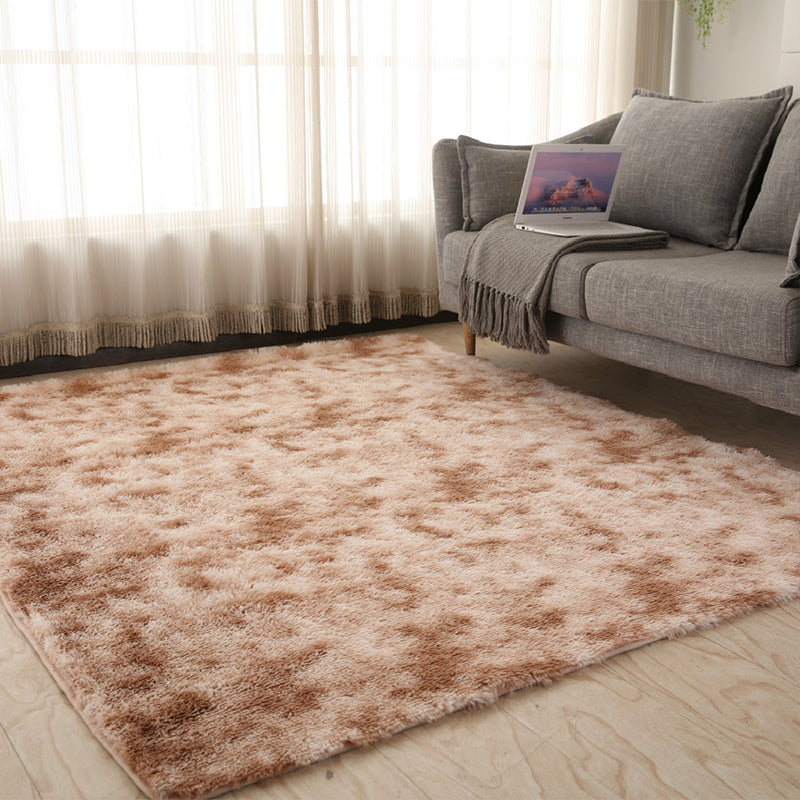 Multi Color Plain Rug Fluffy Scandinavian Carpet Pet Friendly Washable Rug for Great Room Camel Clearhalo 'Area Rug' 'Casual' 'Rugs' Rug' 2070931