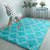 Fancy Modern Indoor Rug Multi-Color Quatrefoil Pattern Carpet Washable Pet Friendly Non-Slip Rug for Home Decor Blue Clearhalo 'Area Rug' 'Casual' 'Rugs' Rug' 2070942