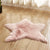 Star Shaped Plain Rug Multi Color Modern Carpet Faux Wool Pet Friendly Machine Washable Anti-Slip Backing Rug for Room Pink 2' x 2' Clearhalo 'Area Rug' 'Casual' 'Rugs' Rug' 2070966