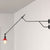 Metal Black/Red/White Sconce Light Cone Shade 1-Light Industrial Wall Mounted Light for Living Room Red Clearhalo 'Industrial wall lights' 'Industrial' 'Middle century wall lights' 'Tiffany' 'Wall Lamps & Sconces' 'Wall Lights' Lighting' 207617