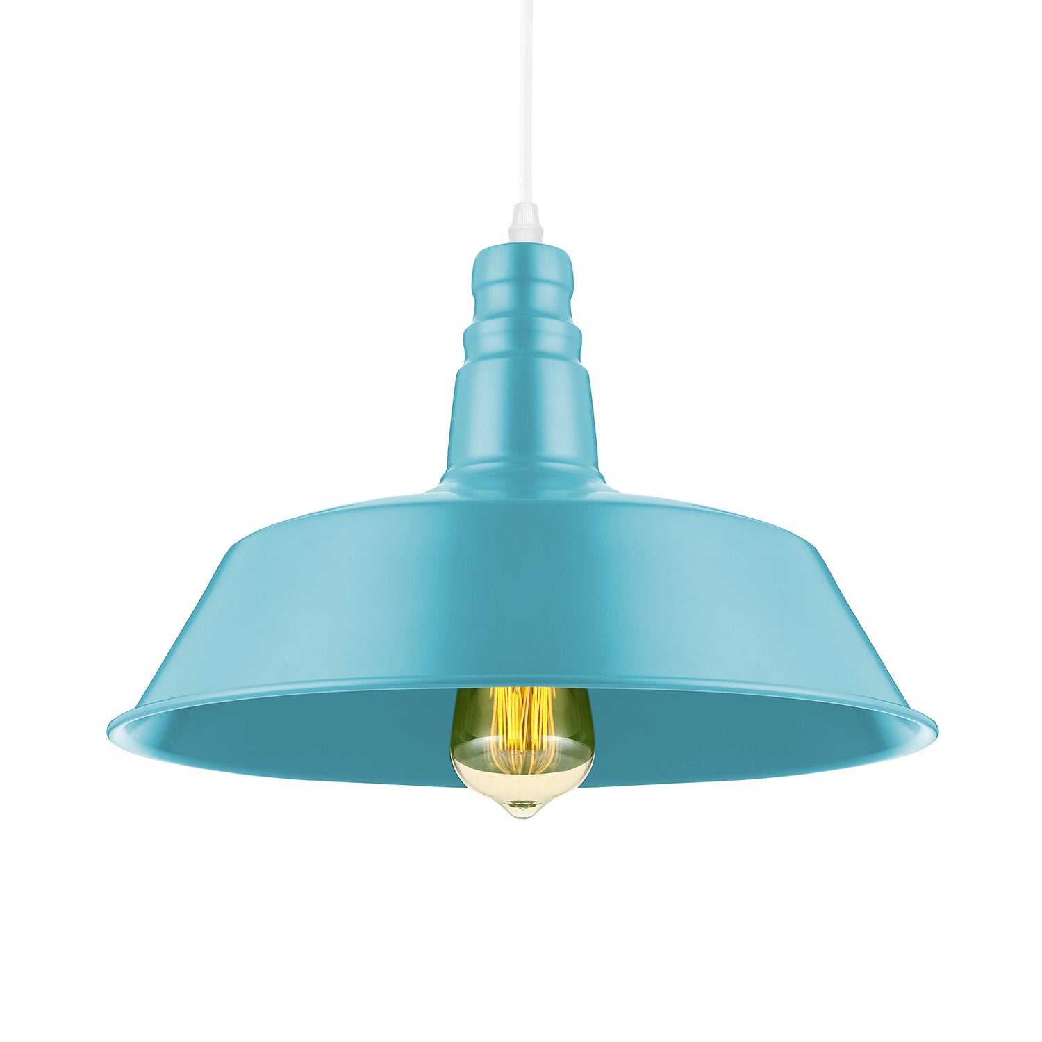 10/14 Inch Wide Barn Living Room Pendant Lighting Industrial Style Metal 1 Bulb Pink/Yellow Hanging Light with Adjustable Cord Clearhalo 'Art Deco Pendants' 'Cast Iron' 'Ceiling Lights' 'Ceramic' 'Crystal' 'Industrial Pendants' 'Industrial' 'Metal' 'Middle Century Pendants' 'Pendant Lights' 'Pendants' 'Tiffany' Lighting' 20778