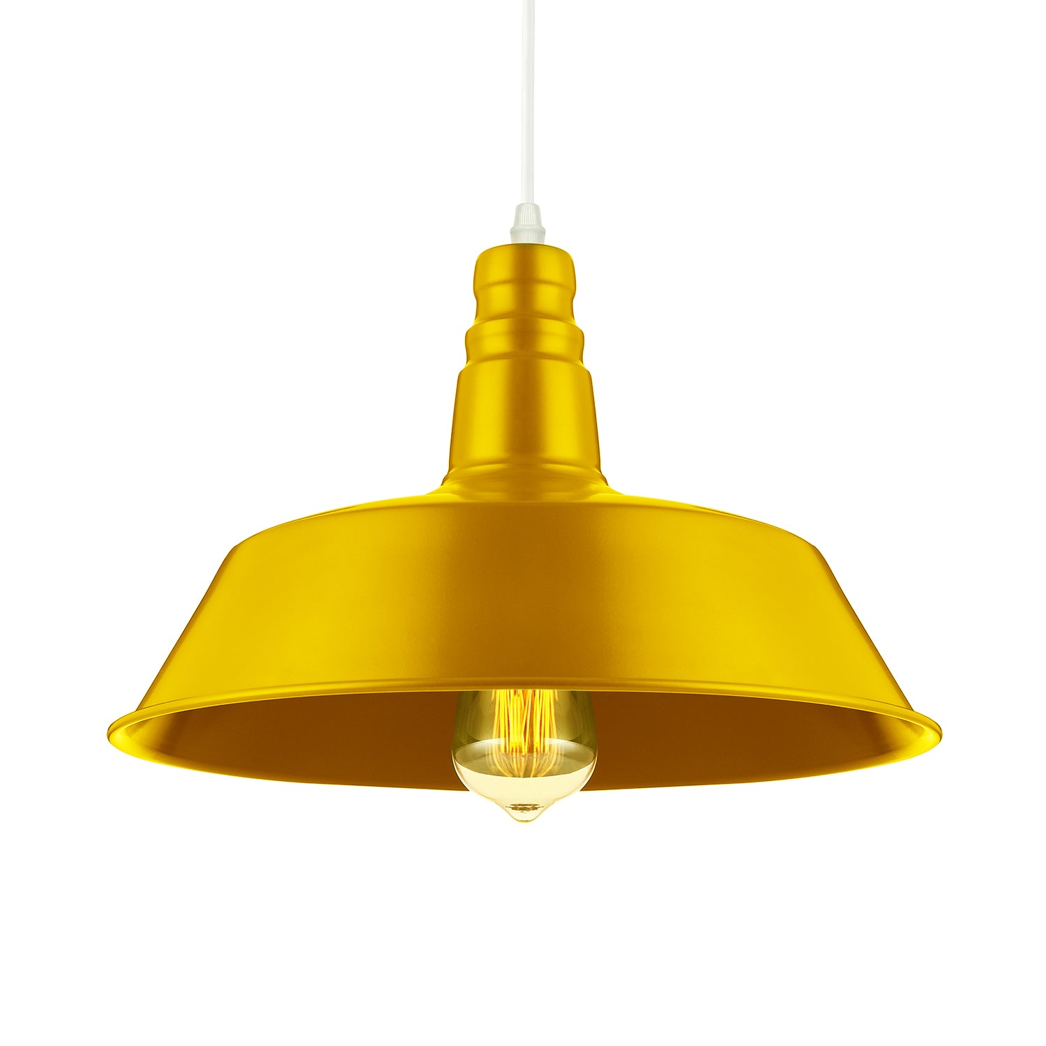 10/14 Inch Wide Barn Living Room Pendant Lighting Industrial Style Metal 1 Bulb Pink/Yellow Hanging Light with Adjustable Cord Clearhalo 'Art Deco Pendants' 'Cast Iron' 'Ceiling Lights' 'Ceramic' 'Crystal' 'Industrial Pendants' 'Industrial' 'Metal' 'Middle Century Pendants' 'Pendant Lights' 'Pendants' 'Tiffany' Lighting' 20784