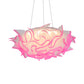 Flower Design Pendant Light Art Deco Acrylic 1 Light Pink/Orange/Blue Ceiling Pendant for Dining Room Clearhalo 'Ceiling Lights' 'Modern Pendants' 'Modern' 'Pendant Lights' 'Pendants' Lighting' 208517
