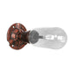 Clear Glass Weathered Copper Sconce Lighting Capsule 1 Light Industrial Wall Mounted Pipe Light Clearhalo 'Art deco wall lights' 'Cast Iron' 'Glass' 'Industrial wall lights' 'Industrial' 'Middle century wall lights' 'Modern' 'Rustic wall lights' 'Tiffany' 'Traditional wall lights' 'Wall Lamps & Sconces' 'Wall Lights' Lighting' 208662