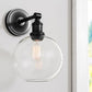Metal Black/Chrome Sconce Light Globe/Cone 1-Light Industrial Wall Mounted Lighting for Bedroom Clearhalo 'Art deco wall lights' 'Cast Iron' 'Glass' 'Industrial wall lights' 'Industrial' 'Middle century wall lights' 'Modern' 'Rustic wall lights' 'Tiffany' 'Traditional wall lights' 'Wall Lamps & Sconces' 'Wall Lights' Lighting' 209132