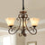 Traditional Bell Ceiling Lighting Opal Glass Chandelier Light Fixture with Scroll Arm in Copper 3 Copper Clearhalo 'Ceiling Lights' 'Chandeliers' Lighting' options 2091869_20f59e34-60f7-4c7d-8b86-95785a82a8c3