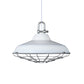 Vintage Covered Cage Hanging Ceiling Light 1 Light Metal Pendant Lighting in White/Copper/Red Brown Clearhalo 'Art Deco Pendants' 'Cast Iron' 'Ceiling Lights' 'Ceramic' 'Crystal' 'Industrial Pendants' 'Industrial' 'Metal' 'Middle Century Pendants' 'Pendant Lights' 'Pendants' 'Tiffany' Lighting' 209648