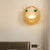 Yellow Nest Wall Mount Light Postmodern 1 Light Opal Glass Sconce Light for Living Room Yellow Clearhalo 'Cast Iron' 'Glass' 'Industrial' 'Modern wall lights' 'Modern' 'Tiffany' 'Traditional wall lights' 'Wall Lamps & Sconces' 'Wall Lights' Lighting' 210318