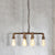 Armed Pendant Lighting Industrial Black/Bronze 6 Lights Metal Dining Room Chandelier with Chain and Pipe Design Bronze Clearhalo 'Cast Iron' 'Ceiling Lights' 'Chandeliers' 'Industrial Chandeliers' 'Industrial' 'Metal' 'Middle Century Chandeliers' 'Rustic Chandeliers' 'Tiffany' Lighting' 210572