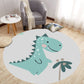 Cute Animal Indoor Rug Multi Colored Cartoon Rug Polypropylene Washable Non-Slip Stain Resistant Carpet for Baby Room Grey Clearhalo 'Area Rug' 'Rug' 2105805