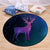 Nordic Bedroom Area Rug Multi-Color Animal Carpet Synthetics Anti-Slip Washable Pet Friendly Rug Black-Purple Clearhalo 'Area Rug' 'Rug' 2105814