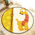 Kawaii Princess Rug Multicolor Fairy Tale Carpet Pet Friendly Stain Resistant Anti-Slip Backing Rug for Kids Bedroom Yellow Clearhalo 'Area Rug' 'Rug' 2105819